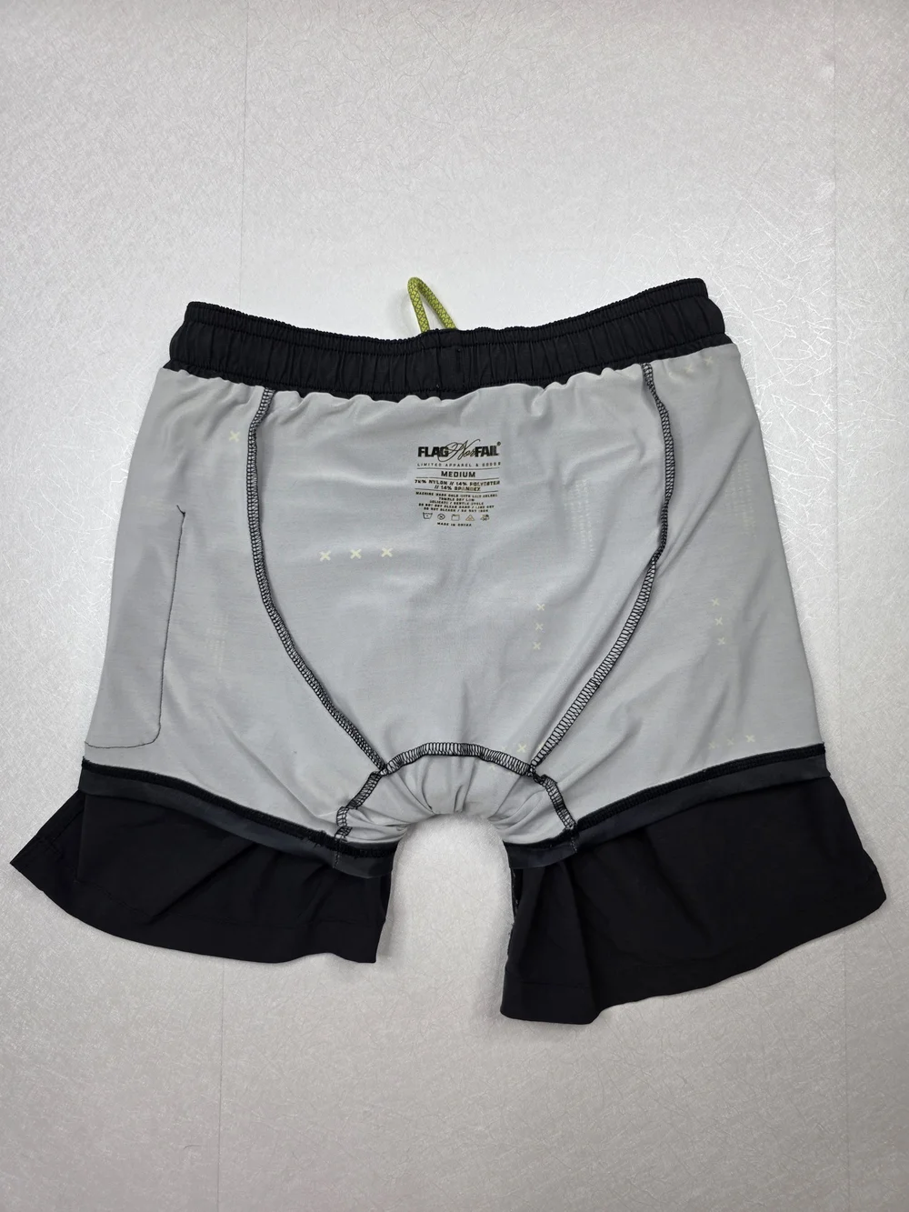 Flag Nor Fail Apex 3.0 Shorts - Black / Men's Size Medium